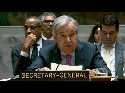 Guterres condemns ‘escalation after escalation’ in the Middle East