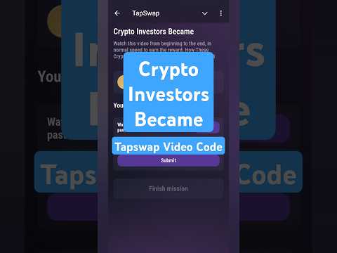 Crypto Investors Became | Tapswap Video Code | Tapswap Code Crypto Investors Became