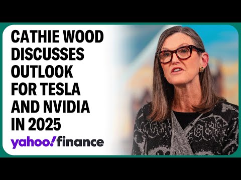 Cathie Wood discusses case for Tesla stock moving higher this year