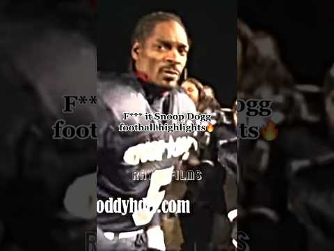 Snoop Dogg football highlights⁉️#shorts #snoopdogg