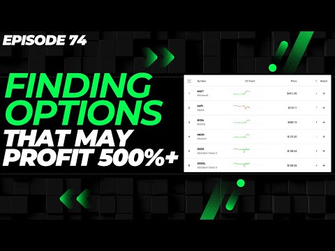 HOW TO FIND 500%+ OPTION PLAYS FAST (UNUSUAL OPTIONS ACTIVITY) - EP. 36