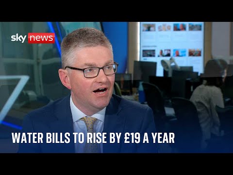 Water bills to rise by 21% on average over next five years